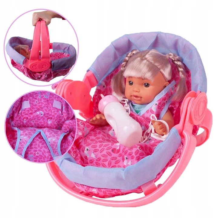 Lala interaktív 30cm hordozóval, Stator, szőke, hangok, komplett készlet