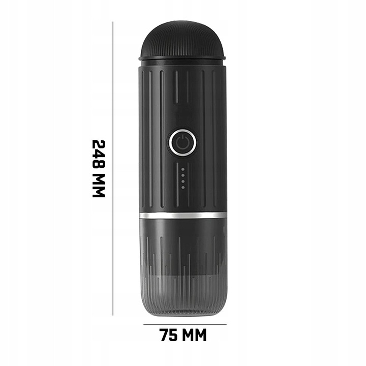 Преносим еспресо Viben, 100W, червен, капацитет 80мл, пълен комплект