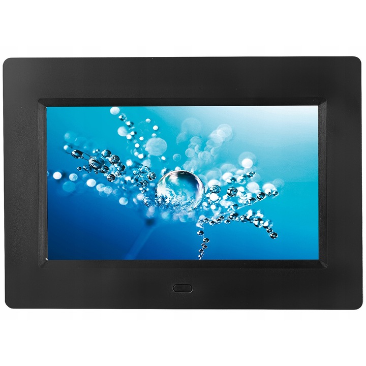 Trevi DPL 2210 digitális képkeret, 7", LED, USB, SD/MMC, fekete, 18x2.2x12.6cm