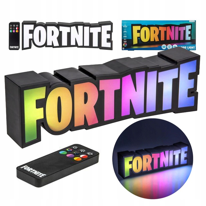Lámpa Fortnite logó, PALADONE, USB