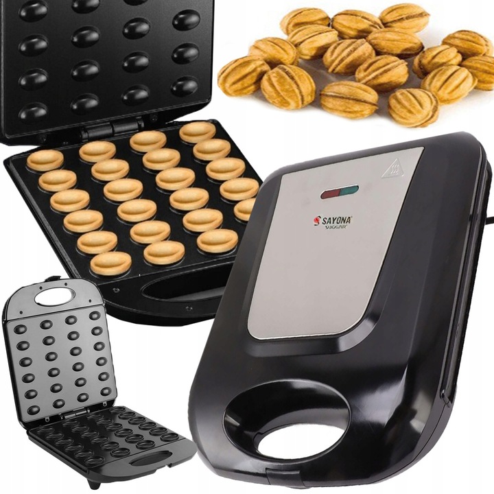 Aparat de preparat desert, 24 forme, 1600W, neaderent, dimensiuni 26x32x9cm