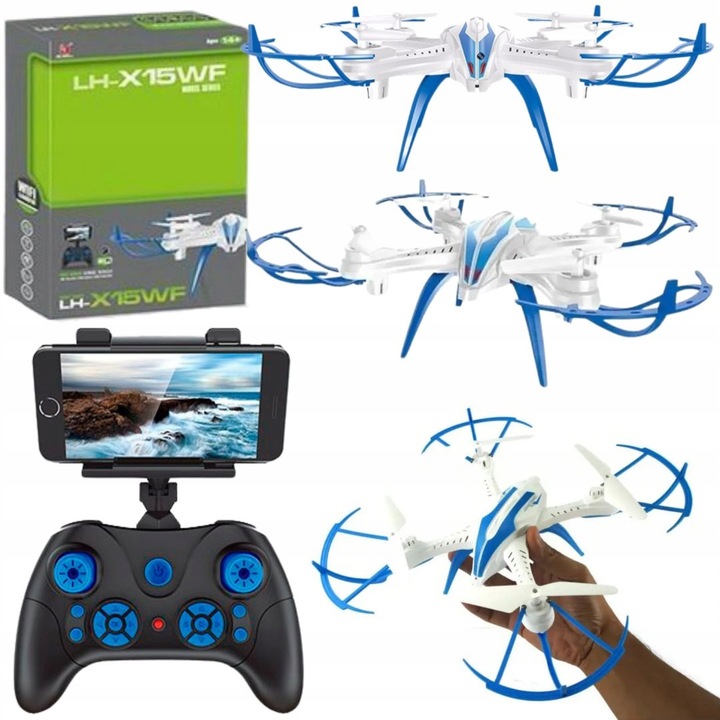 Dron cu camera, ProNice, zdalnie sterowany, 6-8 minute zbor, 40m distanta, 18x18x6,5cm