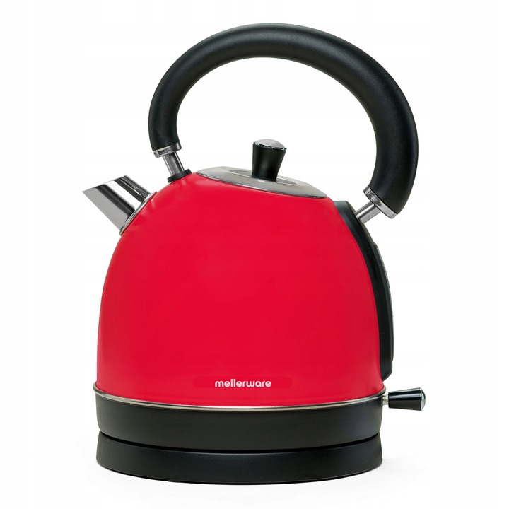 Fierbator Mellerware Spring! 1,8l, 2200W, inox, rosu