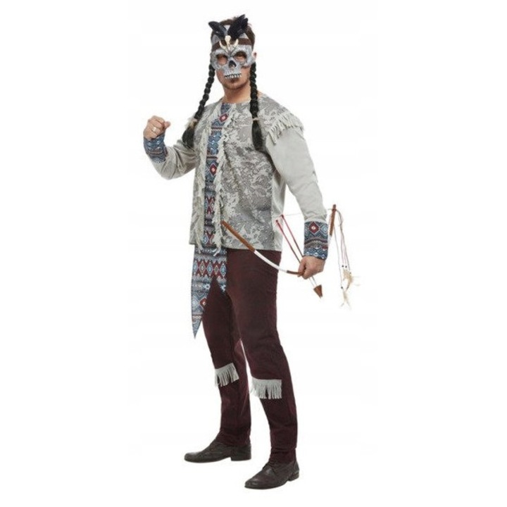 Costum Indian spirit intunecat, Smiffy's, L, gri, bordou, set complet