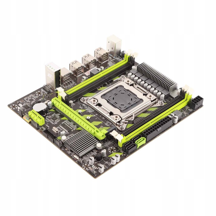 Placa de baza pentru LGA2011, DDR3, 4 sloturi, Gigabit, set complet