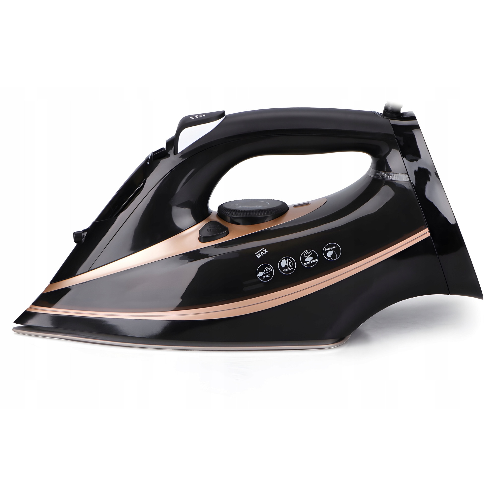 Fier de calcat cu abur Retoo, 3000W, ceramica, sistem anti-calcar, 360ml, 33x13x16cm