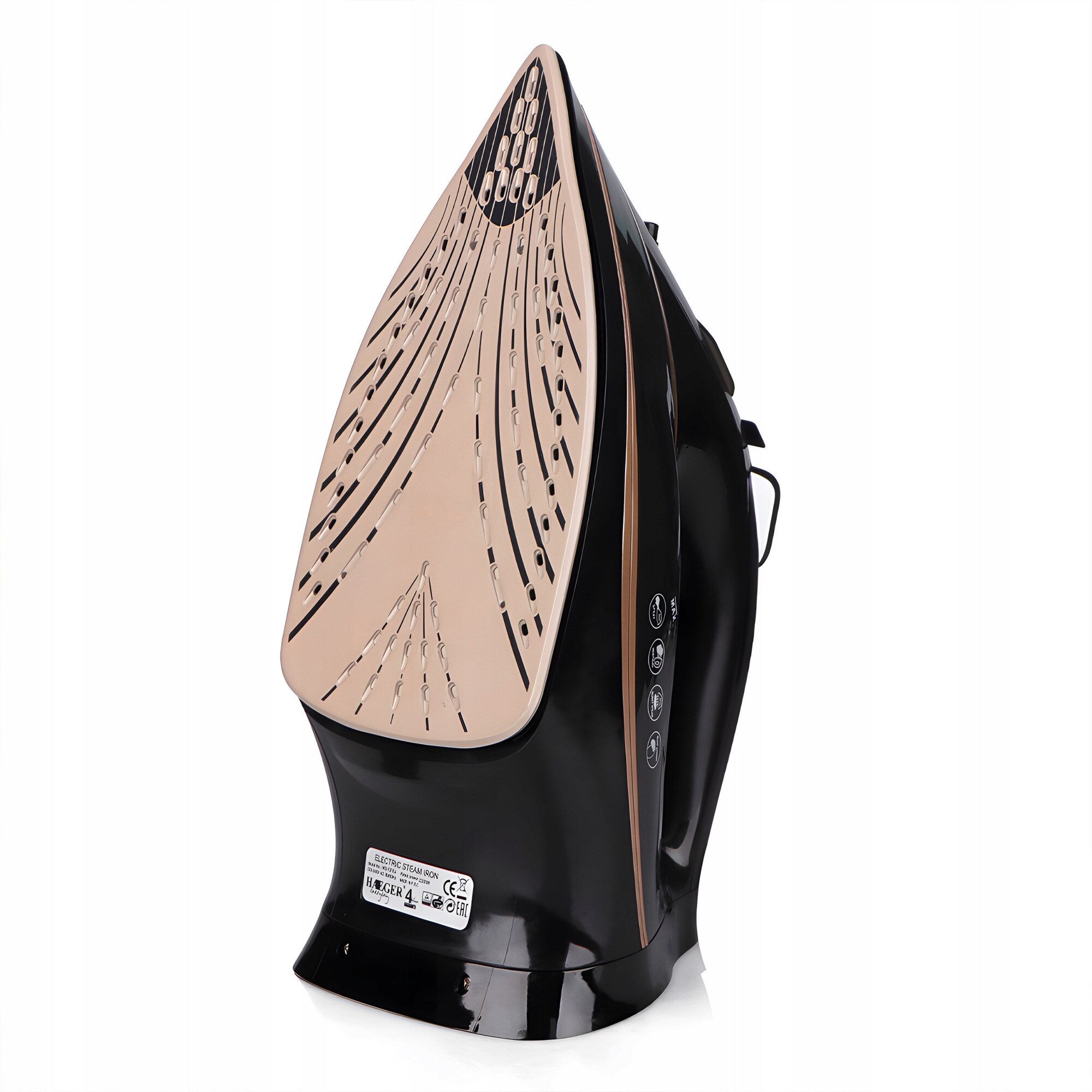 Fier de calcat cu abur Retoo, 3000W, ceramica, sistem anti-calcar, 360ml, 33x13x16cm