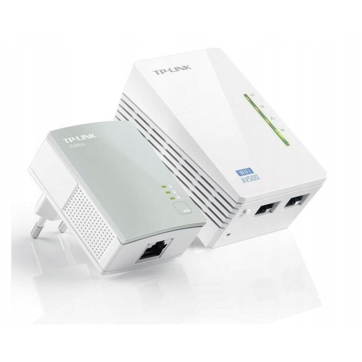 Kit extensor WiFi TP-Link TL-WPA4220, 300Mbps, 500Mb/s