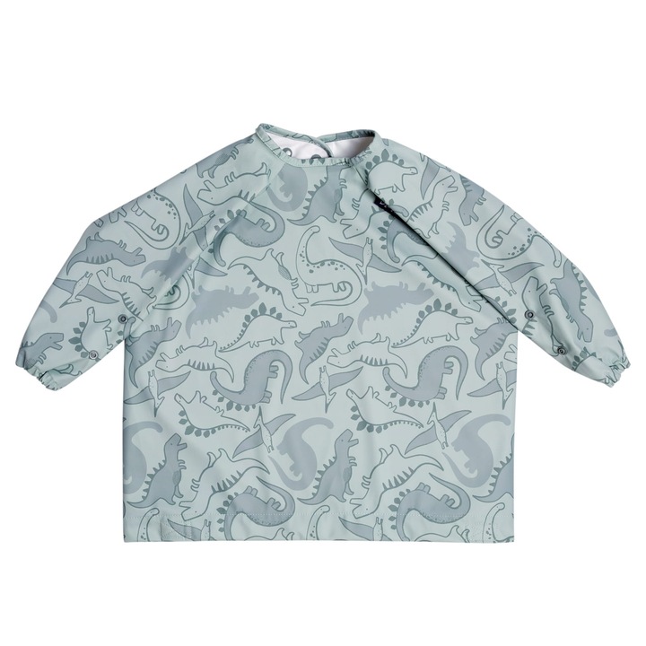 Baveta pentru copii, BiBado, impermeabil, cu maneci lungi, pentru copii 6 luni - 3 ani