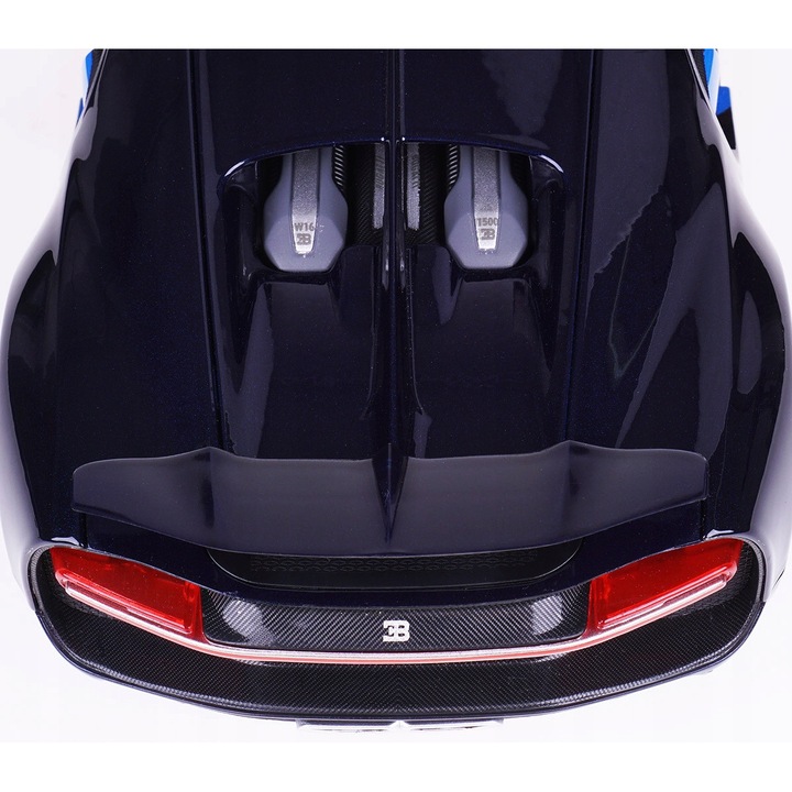 Fém modell BUGATTI CHIRON 1:18, kék, 25,5x12x7cm