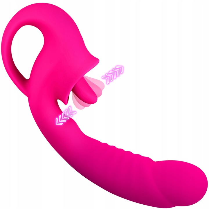 Stimuláló Jet Vibrátor, Ero-Bull, 20 Funkció, Vízálló, Rózsaszín, 20cm