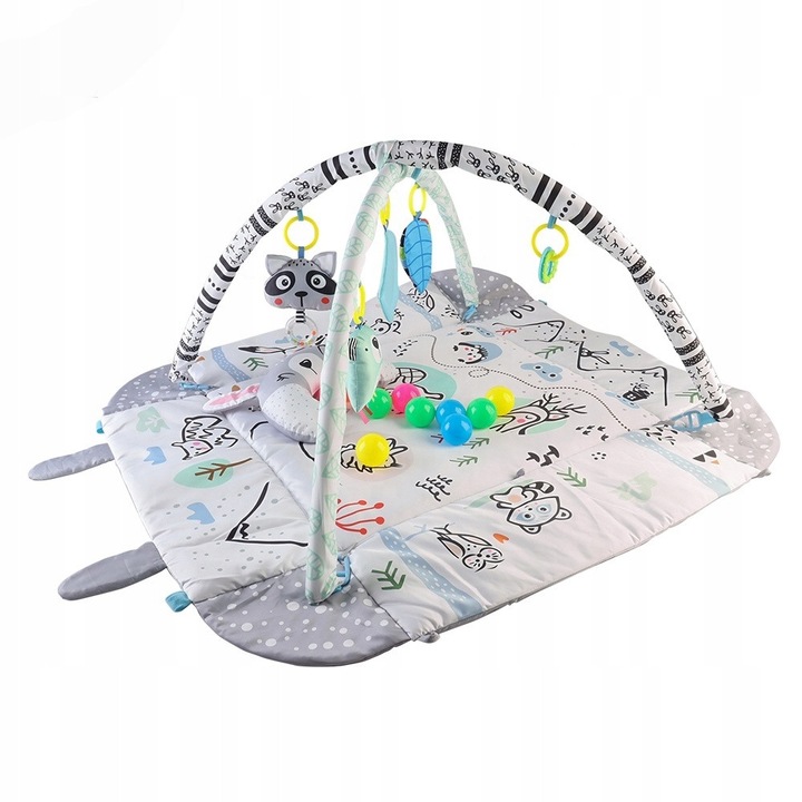 Joc educational LEOPARD 3 in 1, 7 jucarii senzoriale, multicolor, mare