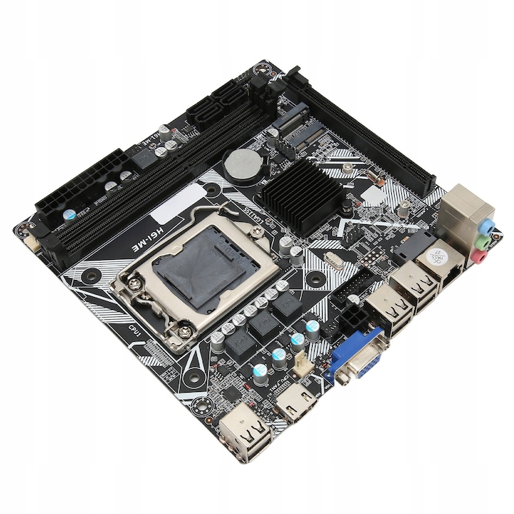 Дънна платка LGA 1155 ITX H6 ME, 2x DDR3, 10x USB2.0, VGA, 16 GB