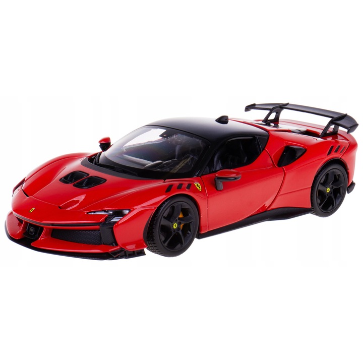 Model metalic Ferrari SF90 XX Stradale 1:24, rosu, 19.5x9.8x4.8cm