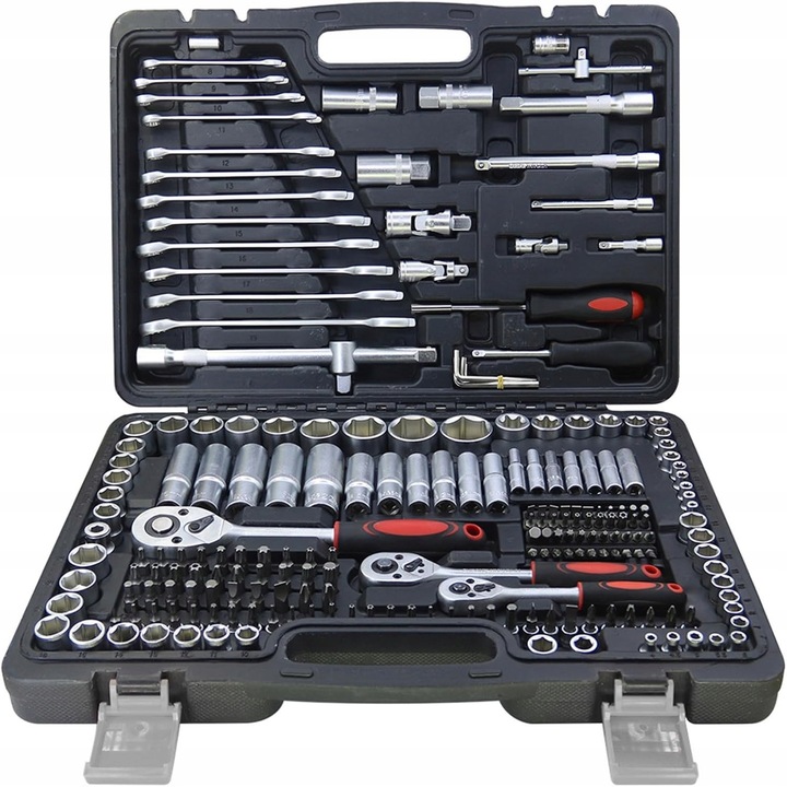 Szerszámkészlet, Kopier, 216 részes, Cr-V, bőröndben