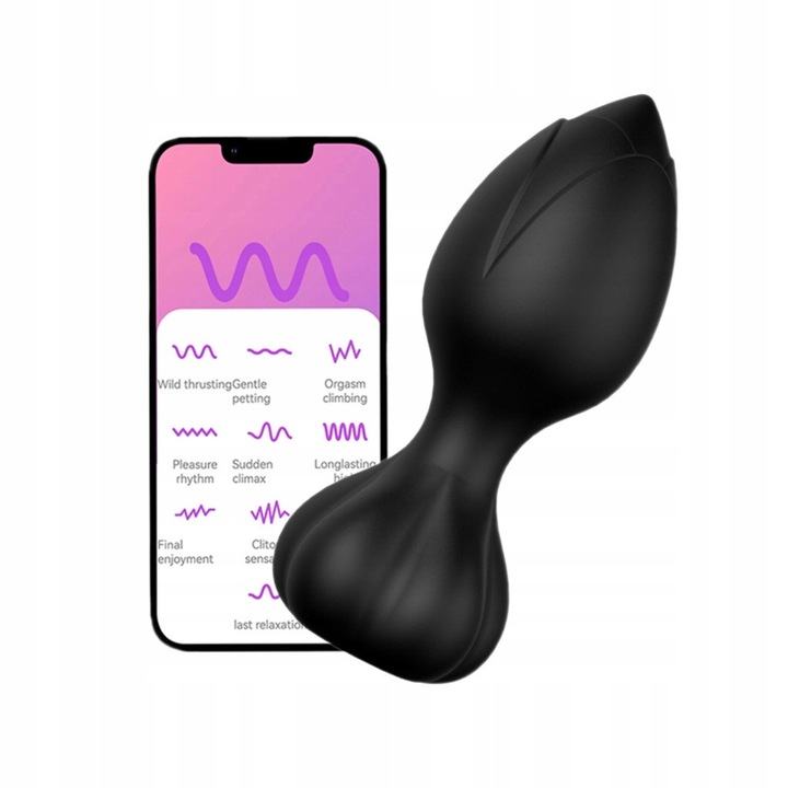 Anális vibrátor, Night Fantasy, 10 vibrációs mód, vízálló, 9x3,5cm