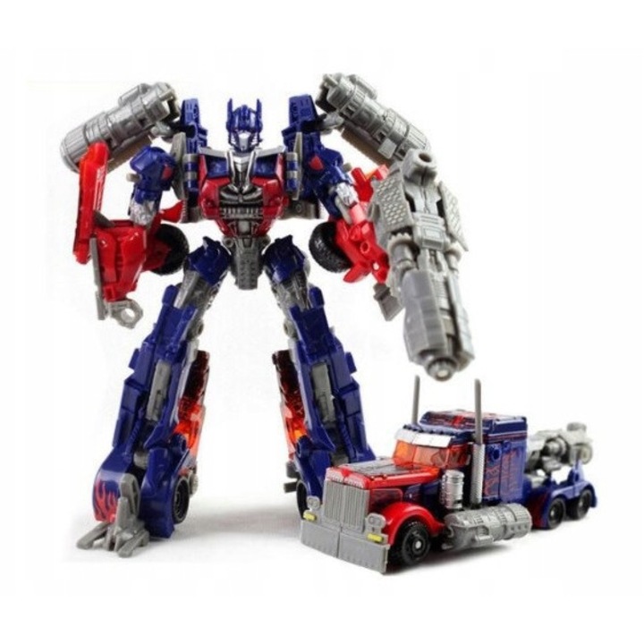 Robot de jucarie 2w1 K&M OPTIMUS PRIME, 18x15x21cm, multicolor
