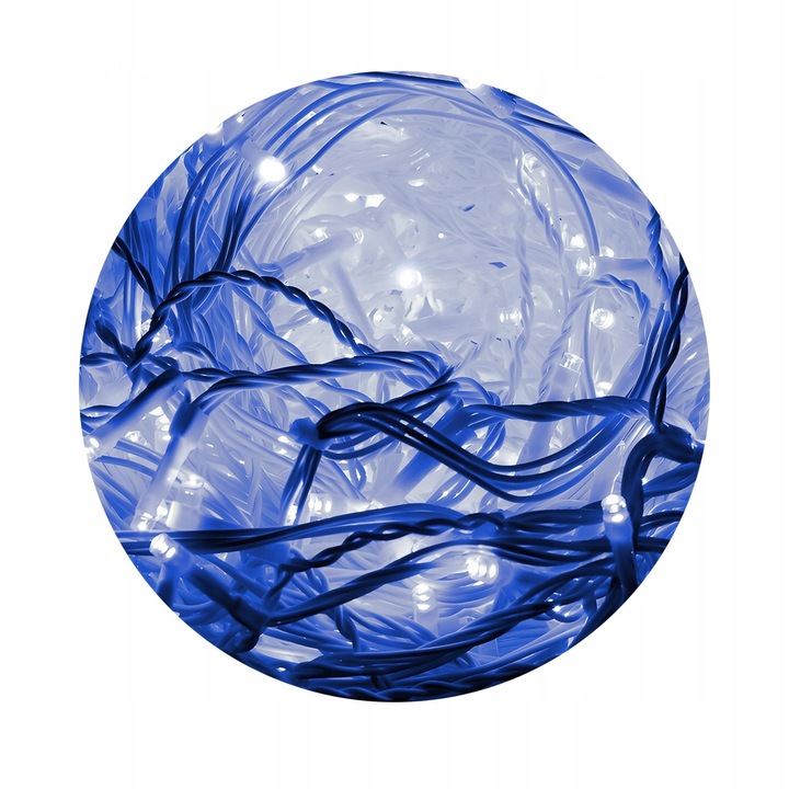 Коледни празници, MAXSELL, комплект 500 LED, 20м, студено бяло, водоустойчив