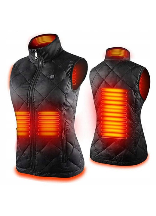 Vesta termica barbati, negru, XL INTL