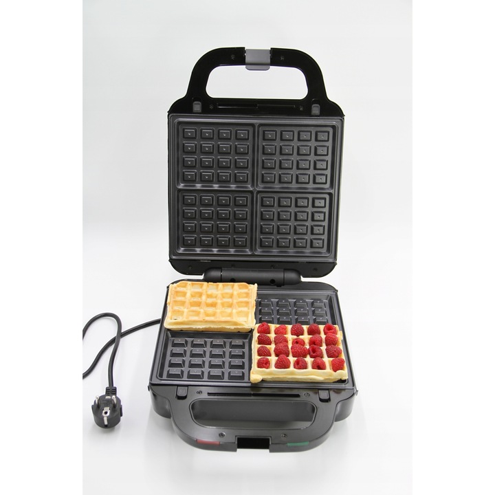 Grill Electric 3in1, 1400W, negru/argintiu, 26.5x9x36.5cm