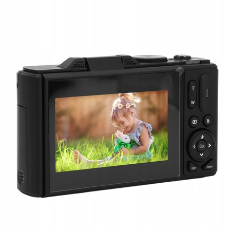 Camera digitala 4K 64MP, zoom 18x, ecran IPS 3 inch, set complet - eMAG.ro