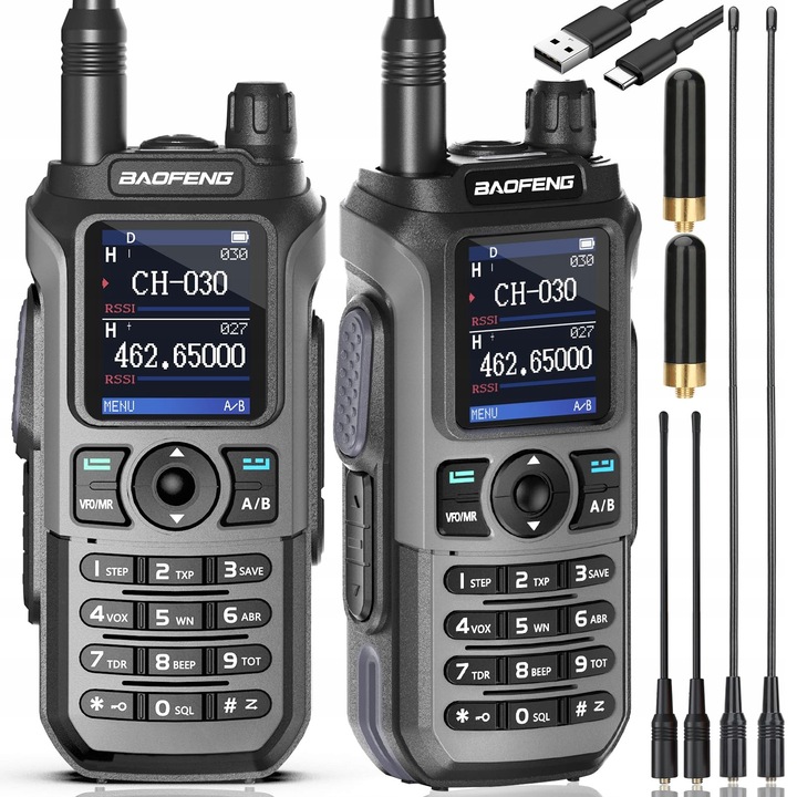 Set 2X Radiotelefon Baofeng UV-21 Pro 10W, Statii radio, multicolor