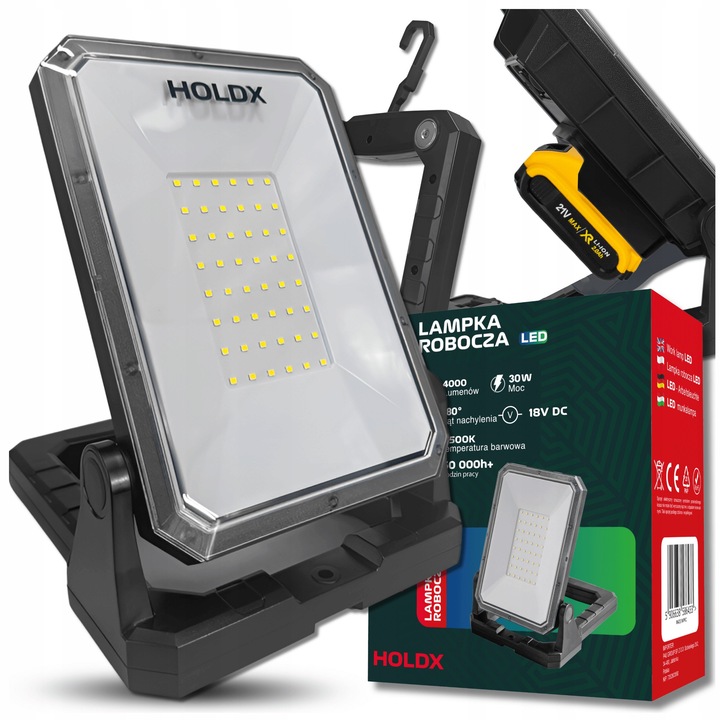 Lampa de lucru halogen LED 6500K, prietenoasa cu USB, portabila