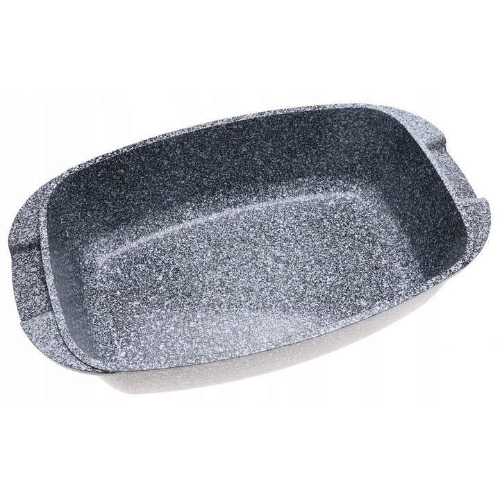 Brytfana marmoasa 5,5L, 32cm, pentru gatit, cu capacitate de 5,5L, rezistenta la temperaturi ridicate