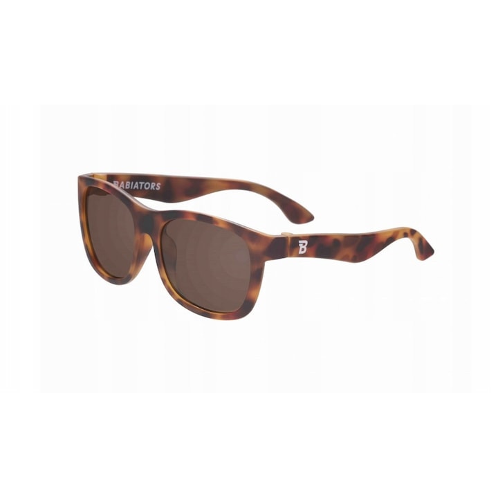 Детски слънчеви очила Babiators Navigator Totally Tortoise, кехлибарени лещи, 0-2 години, 100% UV защита