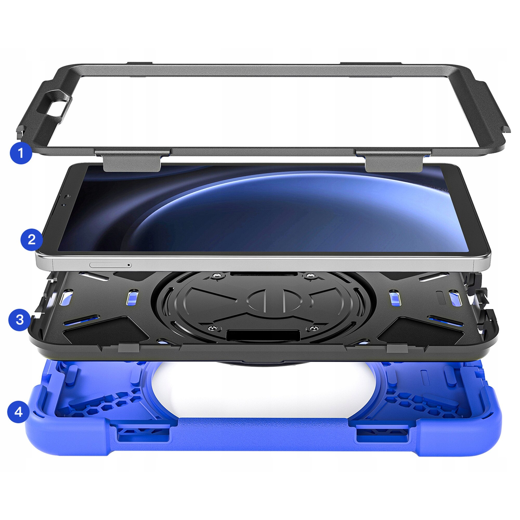 Etui pancerne Shockproof pentru Samsung Galaxy Tab A9 8,7 2023, set