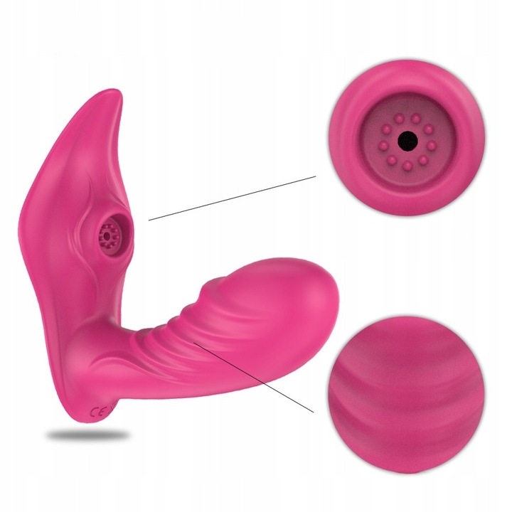 Rezgő, fűthető, Éjszakai fantázia, 10 szívó mód, 10 rezgés mód, rózsaszín, kompakt