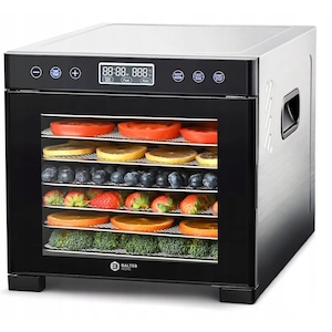 Deshidrator de alimente Balter DA-108, 7 poli din inox, 600W, 35-75C, 45dB