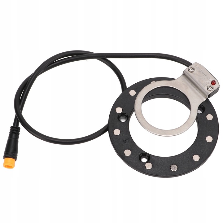 Senzor electric pentru bicicleta, 12 magneti, material policarbonat, set complet