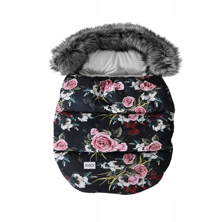 Sac de dormit pentru copii, Eko, negru, 45x85 cm