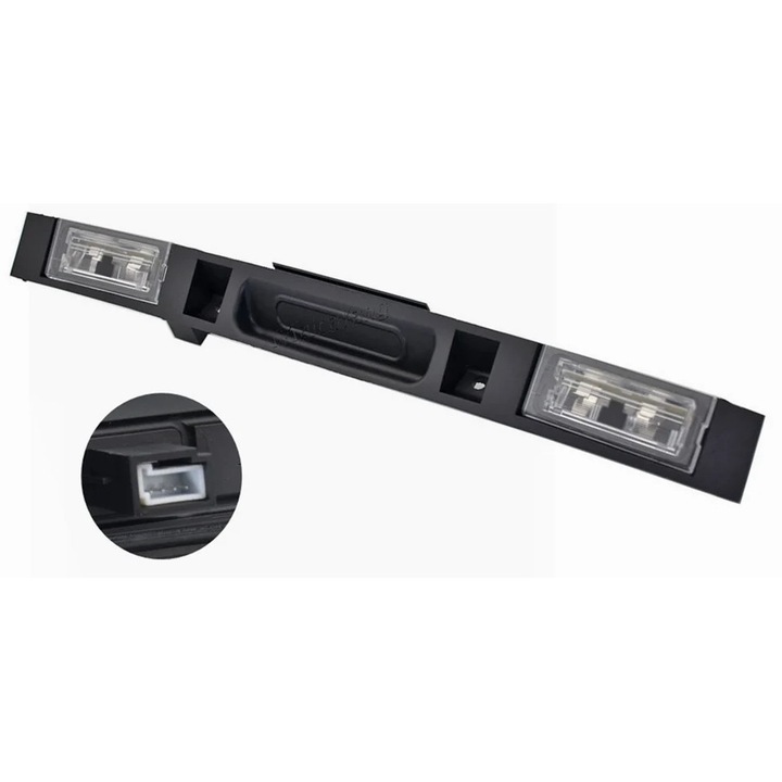 Lumina placuta de inmatriculare BMW X3 E83, negru