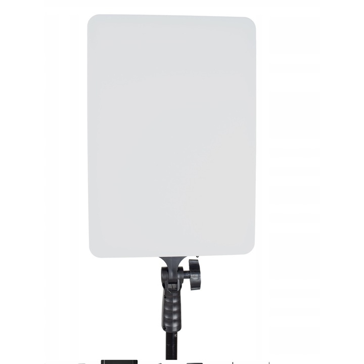 Lampa LED RL-16 cu stativ 200 cm, control de la distanta, dimensiuni 33x23 cm, temperatura de culoare 2500K-7500K