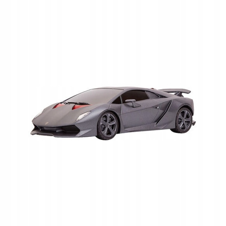 Masinuta zburatoare RASTAR Lamborghini Sesto Elemento, 1:18, neagra, set cu telecomanda, 24,1x11,3x6,5cm