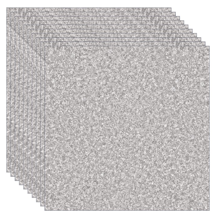 24 db Macvi® Öntapadós PVC Padlólap, 45,72x45,72 cm, Márványutánzat, Vízálló, Kopásálló, Ipari Ragasztóval, Alkalmas Fürdőszobába, Konyhába, Előszobába, Nagyméretű Fedés