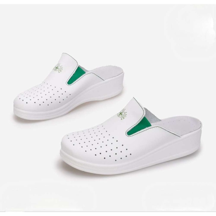 Saboti Medicali SANITAL LIGHT, piele naturala, talpa antiderapanta, marimea 41
