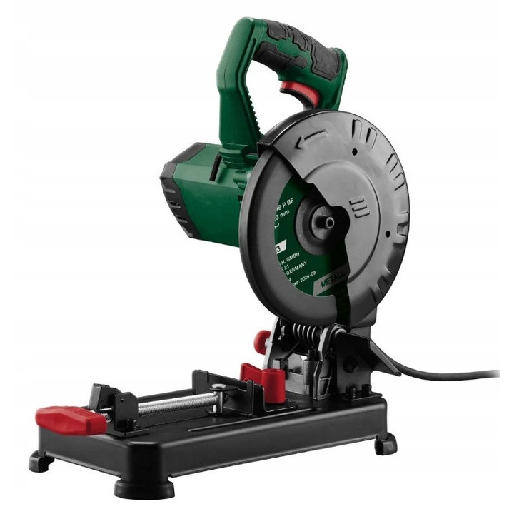 Fierastraie electrice PARKSIDE PMTS 180 C3, 1280 W, 7700 rpm, 0-45°, set cu disc de taiere 180 mm, 360x290x254 mm