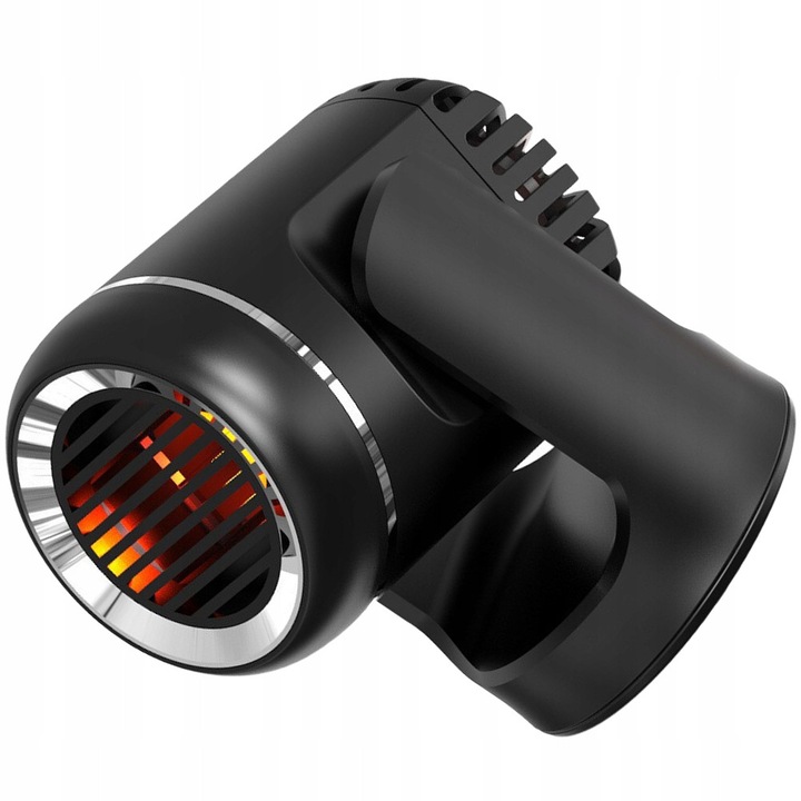 Hordozható autó fűtés, 150W, 24V, fekete, 14x12x8cm