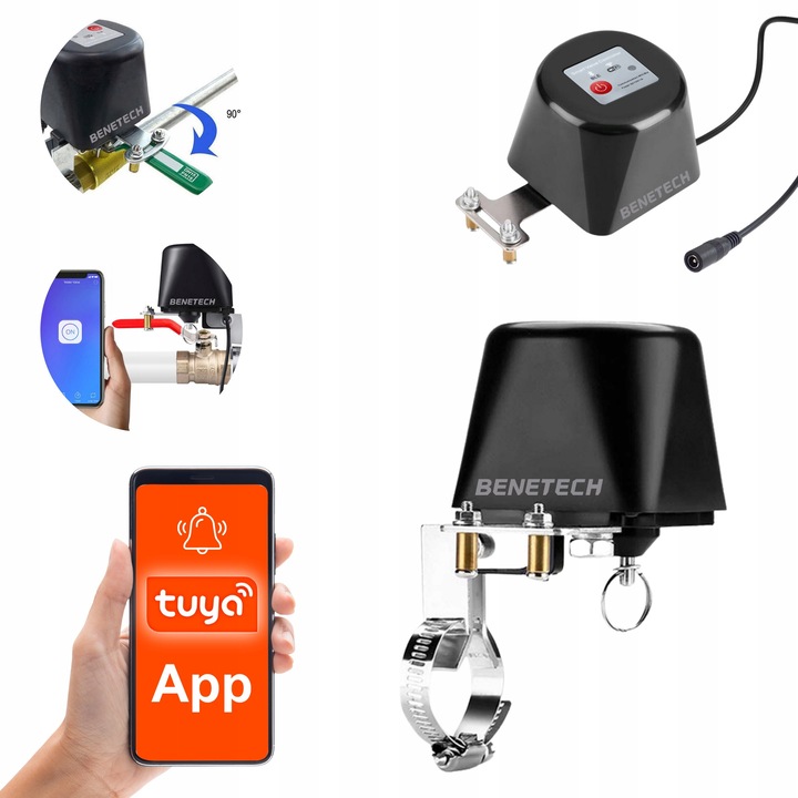 Sistem de control pentru valve Benetech PR-110, automatizare, IP65, 1/4"-3/4", set cu alimentator