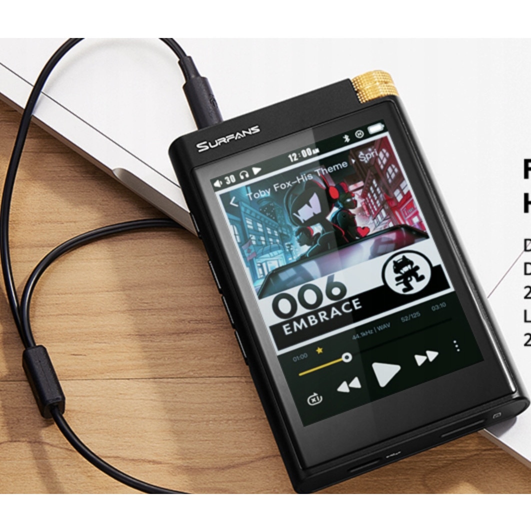 Ревю на плеър MP3 HiFi Surfans F28: Bluetooth