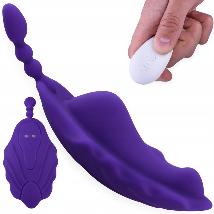 Ero-Bull vezeték nélküli vibrátor, fehérnemű alatti masszázs, 10 program, vízálló, 10,5x4,7cm