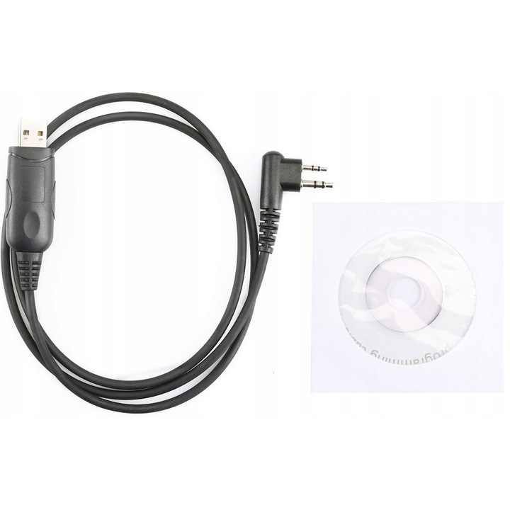 Hytera USB programozó kábel, 130cm, szoftverrel, fekete