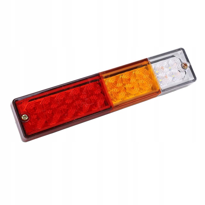 Set 2 Lampi LED Tylne pentru Remorci, 12V, 20 LED-uri, 23,7x5x3,1cm, Rezistente la apa si socuri