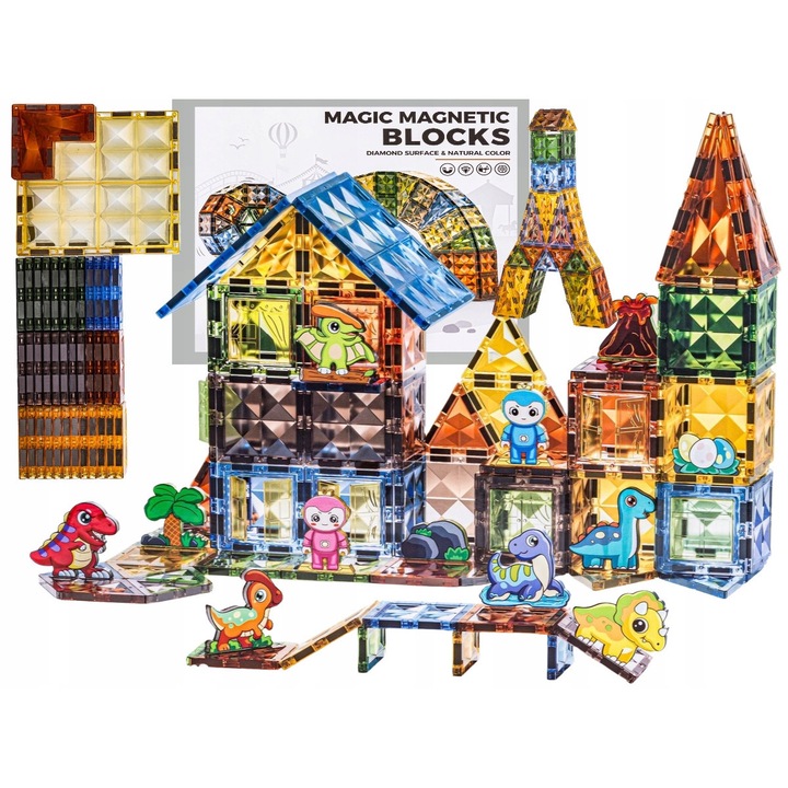 Set de constructie Integral 116 elemente, pentru copii 3-6 ani