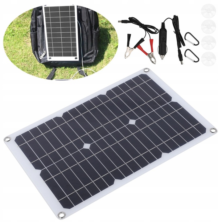 Panou solar 20W, 18V, 420x280x3mm
