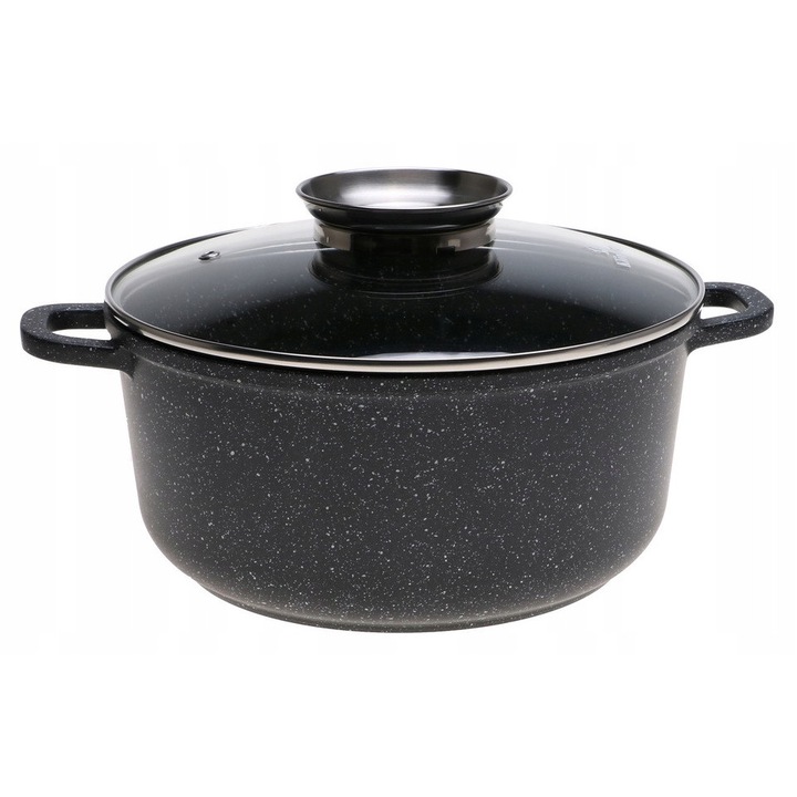 Garnet 28 cm, marmura, 6,5 l, pentru gatit, set