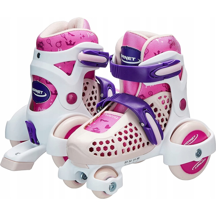 Role pentru copii, Hornet, roz, 30-33, set ajustabil